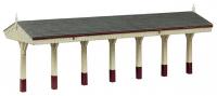 44-0188B Bachmann Scenecraft S&DJR Wooden Canopy Chocolate and Cream